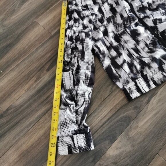 Calvin Klein Performance Abstract Print Windbreaker Jacket M - Picture 6 of 12